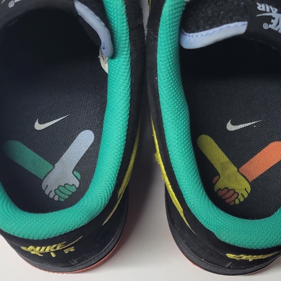 Nike Air Force 1 '07 LV8 Peace and Unity Sneakers Mens Size 10.5 - Picture 6 of 8